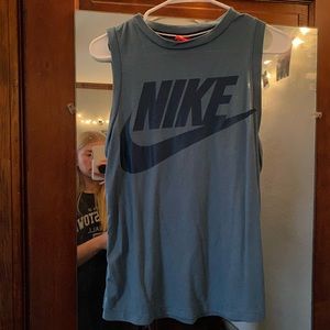 Turquoise Nike Tank Top